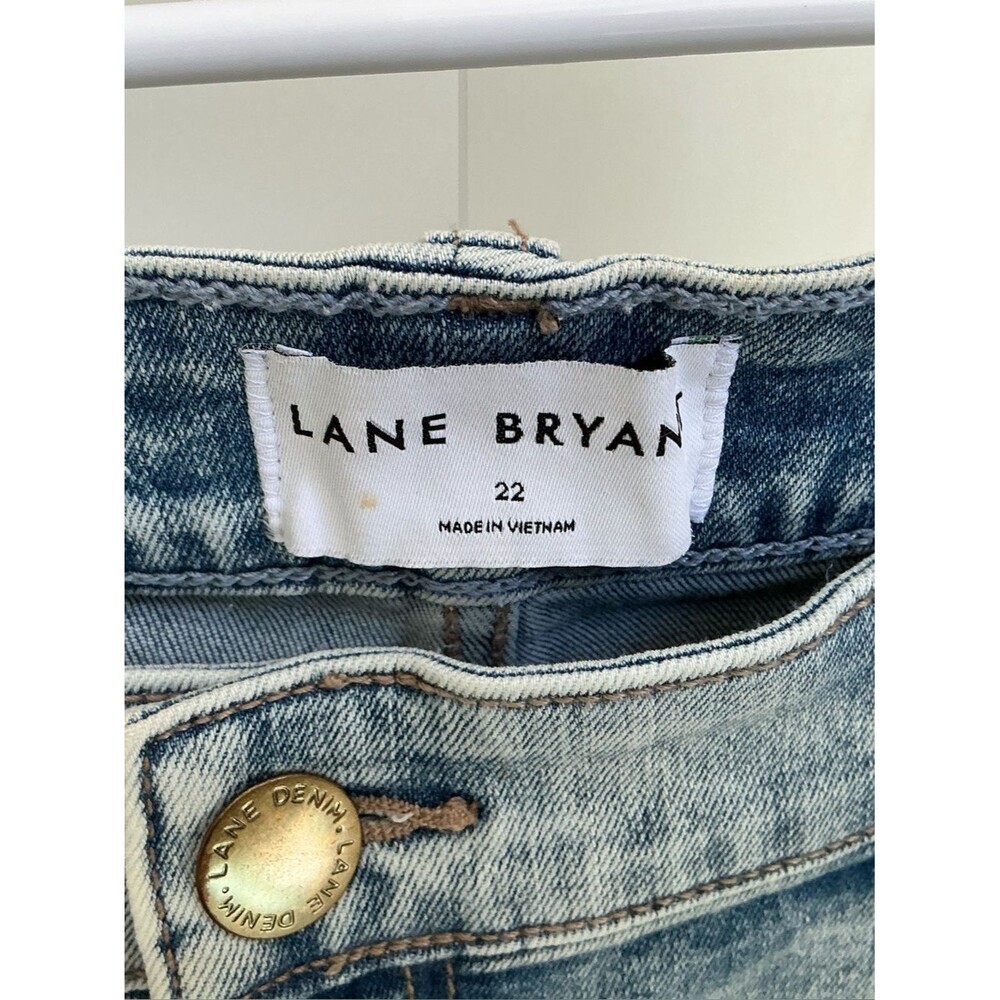 Lane Bryant Signature Fit High Rise Girlfriend Crop Jeans Acid Wash Size 22 - Picture 6 of 14